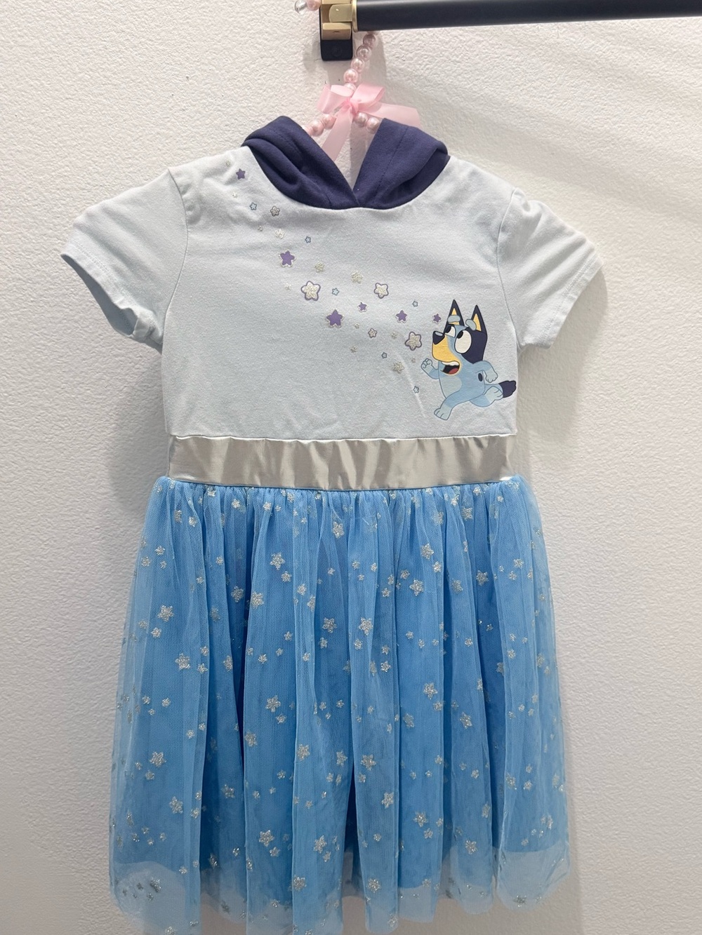 Bluey Blue Sparkly Dress